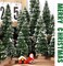 30Pcs Mini Christmas Trees Artificial Christmas Tree (Green-a) 0.1"D x 0.1"W x 0.1"H
